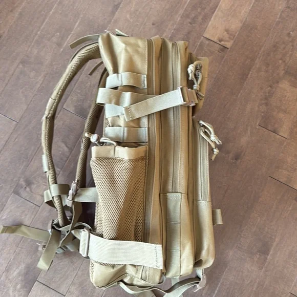 Tactical Tan Backpack - Picture 2 of 8
